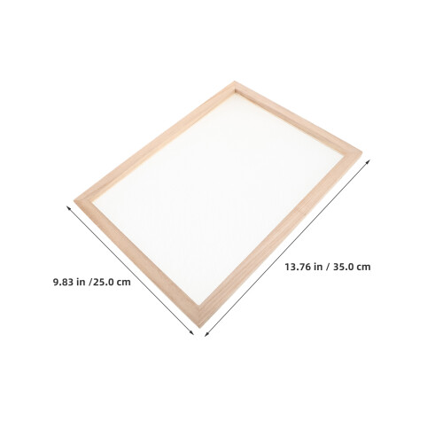 2St Papiermaakframe Beige Met Mesh, Voor En DIY 2