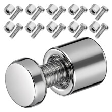 20 Pezzi Distanziatori Metallici Con Vite Per Cornici Acrilico 19-22 Mm