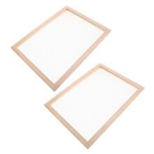 2Pz Telaio in Legno Con Rete Per Carta DIY, Cornice Per