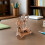 1Set DIY 3D Bamboe Model Kit Khaki Voor Thuis Creatief Leren 6