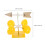 2Pcs Kit Plástico Medição Sala Aula Stem 2