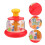Brinquedo Infantil Montessori Rotativo Pressionável 9