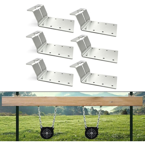 Heavy Duty T Post Brackets Rust Resistant Fence Brackets for MultiPurpose Outdoor Use 1