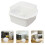 3Pacote Panela Vapor Micro-Ondas Plástico Para Cozinha 10