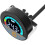Battery Voltage Meter DC 7100V LCD Percentage Display Digital Volt Gauge for Handlebar Mount 2