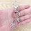 Gothic Bird Head Skeleton Keyring Skull Hand Keychain For Punk 7