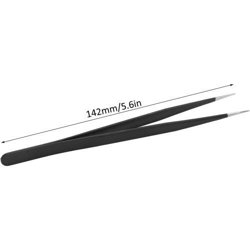 ESD Tweezers  Accuracy Tip Anti Static Acid Resistant for PCB Electronics 1