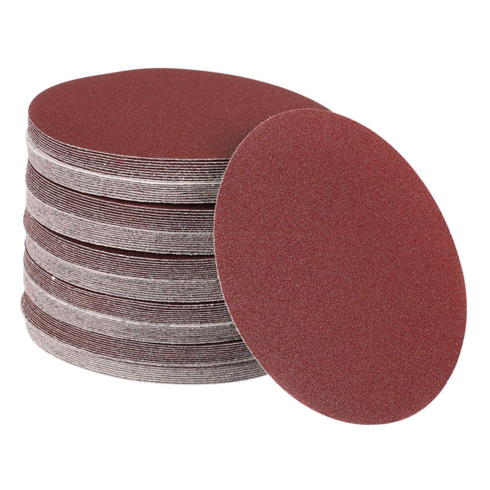 Sanding Discs 100Pcs Hookandloop Grit For Grinder Oxide Sandpaper Pads, Durable, Tear Resistance 9382693702159