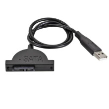 USB 2.0 SATA-Kabel, optischer Treiberadapter, CD/DVD-ROM-Laufwerkskabel für PC, Laptop, Notebook