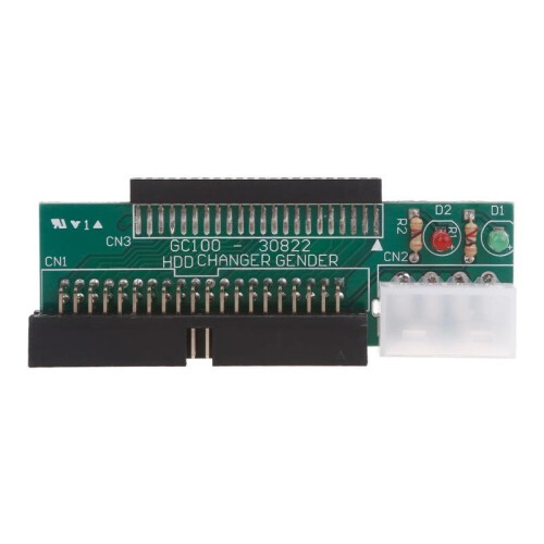 IDE 40-Pin-Weibchen auf IDE 44-Pin-Männchenwandler mit LED-Display – Datenschalter 2