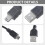 Καλώδιο USB 2.0 Αρσενικό A σε Mini B 5 ακίδων για αντικατάσταση φορητού υπολογιστή 4