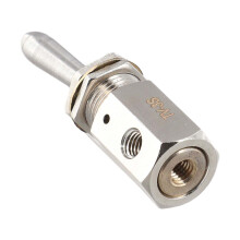 Für den industriellen Gebrauch Gesamtgröße 45 x 16 mm manuelles Hebelventil zuverlässiges mechanisches Luftventil, betätigt durch manuellen Hebel