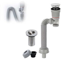 Flexible Installation von Waschbecken-Abflussrohren mit einziehbarem Deodorant-Drainage-Rohr-Waschbecken für Küchen-Badezimmerzubehör