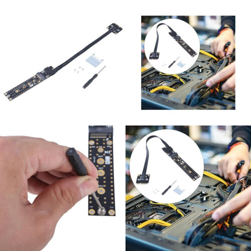 Μικρός προσαρμογέας PCIe αρσενικό σε θηλυκό PCIE σε NVME NGFF M.2 M Risers