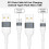 Καλώδιο τροφοδοσίας USB σε τύπο C/USB 5pin 6A Καλώδιο γρήγορης φόρτισης για τηλέφωνα 120cm 4