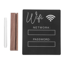 Stijlvol WiFi Displaybord Acryl Met Voet Voor Hotel