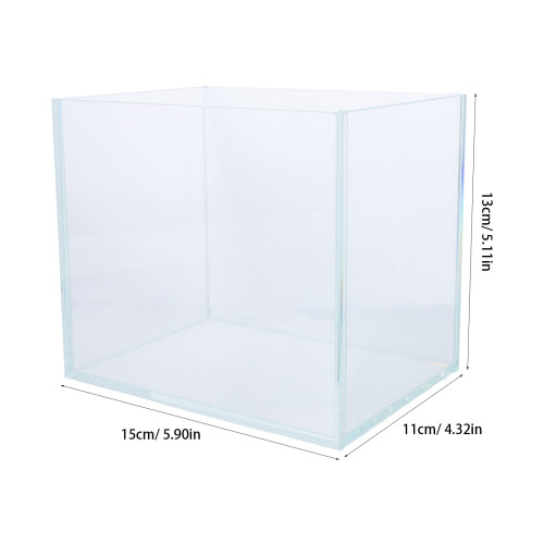 mini acquario in trasparente per betta, design salvaspazio 1