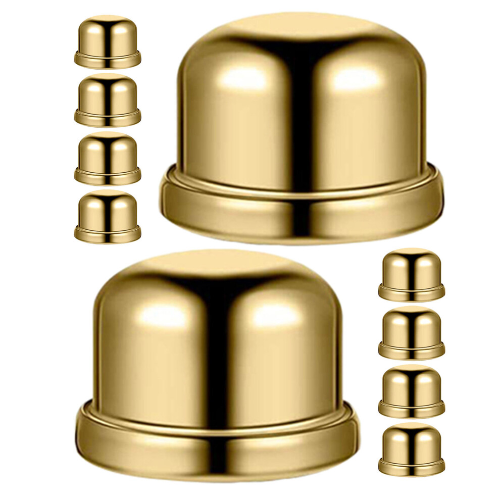 10Szt Dekoracyjne KońCóWki ZłOte Do Lamp StołOwych Metalowe-image