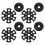 1 Set Accessoires Voor Wandelpalen – Sneeuw En Modderbaskets 9