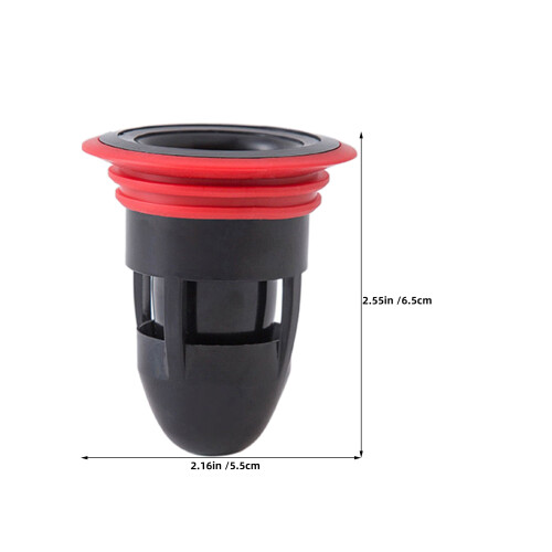 5 Pezzi Per Scarico Pavimento In Silicone Nero Con Antiodore 2