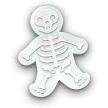 Gingerbread Men Halloween Theme Cookie Cutters, Decorative Design Meets Functionality for a Memorable Baking Experience, 5-1/2-Inch Tall Food-Grade