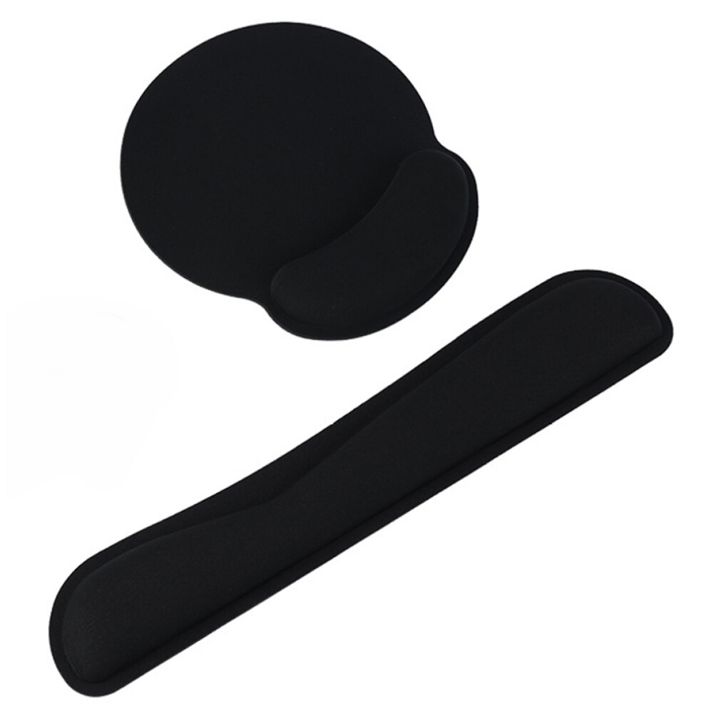 Natural Non-Slip, Waterproof, Ergonomic Wrist Rest Set For Optimal Comfort And Performance, Smooth Surface For Easy Gliding, Memory Foam For 9340258629952