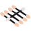 Soft Lip Brushes, Makeup Tools Kit with Plastic Handle, Dual Sides for Seamless Color Application 4
