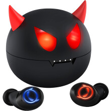 Căști Bluetooth cu control tactil, design personalizat cu desene animate, impermeabile și cu reducere a zgomotului, stereo de înaltă fidelitate