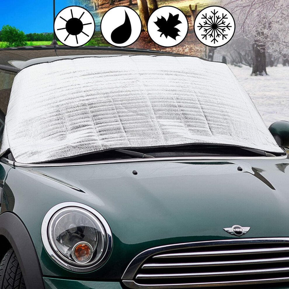 Windshield Sunshade, Heat-Resistance Complete Coverage Sun Protector For Car, Suv, Truck (Size: 150*70Cm) 9169997986917
