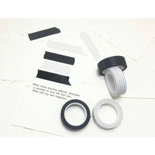 Ταινία Scrapbooking, 10 Ρολά, Μη τοξική, Οικολογική Ταινία Μασκαρίσματος Washi για Έργα 2