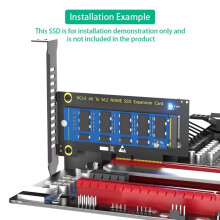 Nvme Festplatte zu PCIe 4X Adapter für M.2 2230 2242 2260 2280 Solid Diks effizient