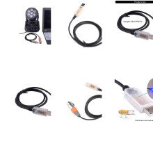 180cm USB to DMX512 Adapter Cable with RS485 Converter for Stage Lighting 3 Pin Connection Efficient