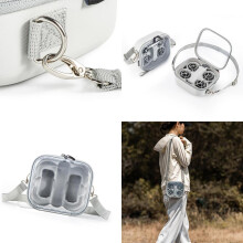 Reisehandtasche Klare, sichtbare tragbare Tasche kratzfester Organizer