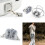 Reisehandtasche Klare, sichtbare tragbare Tasche kratzfester Organizer 1