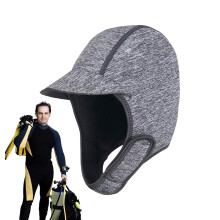 Diving Hood 2mm Neoprene Surf Cap for Men and Women, Water Sports Gear for Swimming, Kayaking, Canoeing, Sailing
