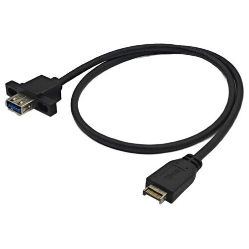 Καλώδιο δεδομένων 10Gbps Καλώδιο 20Pin TypeE σε USB 3.2 Gen 2 για υπολογιστή υψηλών επιδόσεων 1