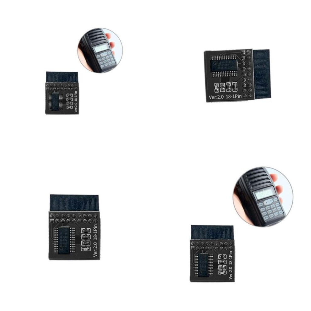 Replacement Tpm2.0 Encryption Security Module 18Pin Lpc Standalone Cryptographic Processor Tpm2.0 Module For Motherboards 6935161508444