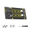 Double M.2 NVMe Solid Disk to Twin SFF 8643 Converter For Multiple Form Factor 7