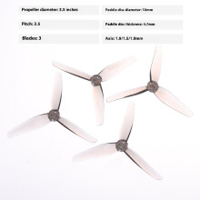 2 Paare DIY-Zubehör HQProp T3,5X2,5X3 für IH3 3,5-Zoll FPV Flower Fly Crossover Flugzeugrotor