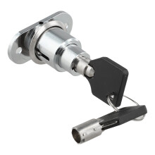Showcase Drawer Lock Tubular Cabinet Lock Compact Design For Cabinets Long-Lasting Locking Security For Tool Boxes As Shown