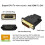 Προσαρμογέας 1080P DVI σε HDMI 24 1 Αμφίδρομη Αμοιβαία Μετατροπή Επιμεταλλω 4