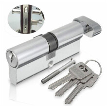 Türschlosszylinder Daumendrehung Zylinder Türschloss UPVC Anti-Pick 35/35 Mehrwegschloss Prinzip Hauptschlüsselöffnung