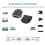 Προσαρμογέας 1080P DVI σε HDMI 24 1 Αμφίδρομη Αμοιβαία Μετατροπή Επιμεταλλω 5