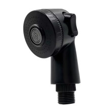Dusch-, Sprinkler-Duschkopf 1 Stück 2-Gang-verstellbarer schwarzer Wasserhahn-Zubehör G1/2 Interface Friseursalon-Dusche