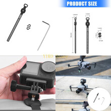 K32C Mehrzweck-UAV-Klemmhalterung mit 1/4-Gewinde-Adapter geeignet für gängige Kameraausrüstung im Aluminiumdesign der Luftfahrt