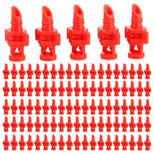 100PCS 360 Μοίρες Άρδευση Ακροφυσίου Ομίχλης, Ψεκαστήρες Ψεκαστήρες Για 1
