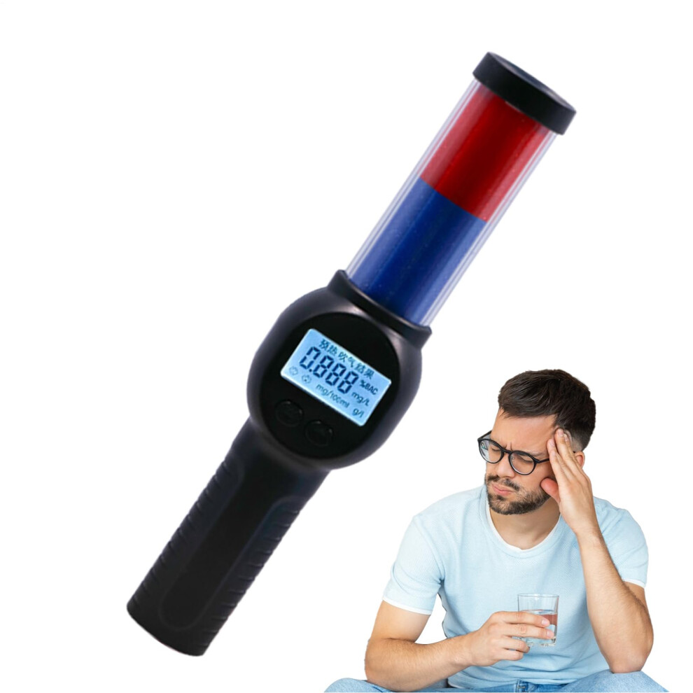 Breath Alcohol Tester With Digital Display, Rechargeable Breathalyzer For Driving Safety And Home Use 9347817025477