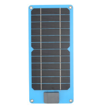 Compact Solar Panel Charger With USB Output Efficient Monocrystalline Cells High Efficiency Conversion Durable Weatherproof Design For Hikers Campers