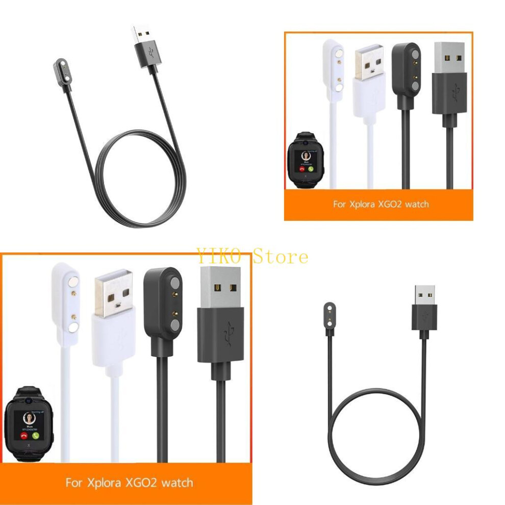 Portable Usb Charging Cable Magnetic Power Adapter Charge Cord Charger Wire Line For Xplora Xgo2 Smartwatch 6935161436549