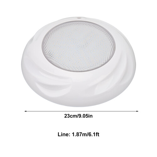 12V 18W Waterproof Wall Mount LED Pool Light, 23cm White 1